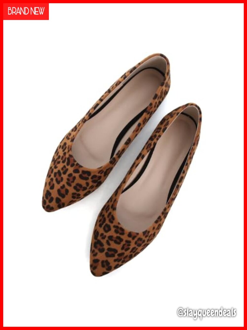Suede Pointed Toe Ballet Flats Memory Foam Cushioned Slip-On